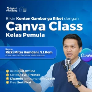 belajar canva animasi digital marketing medan