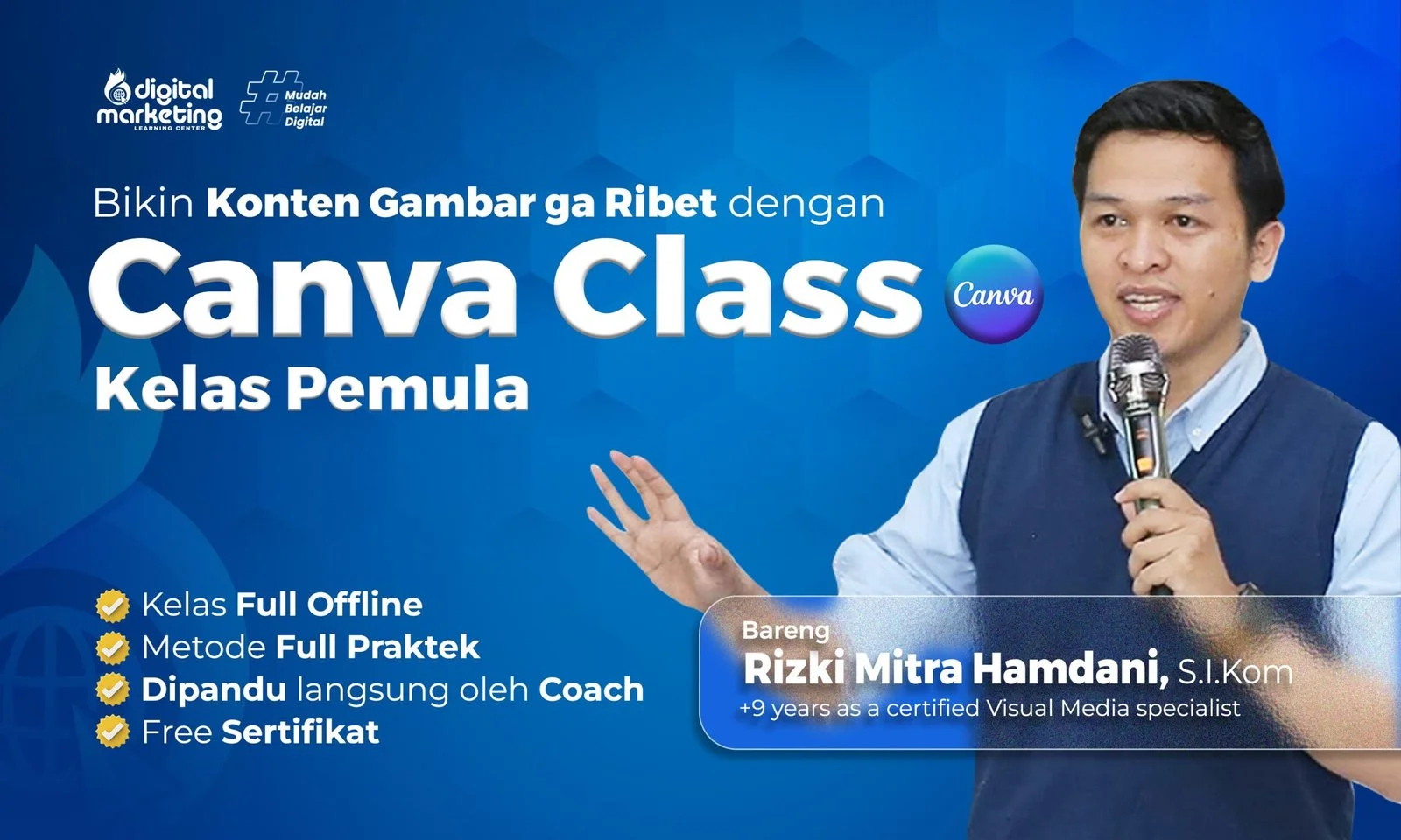 belajar canva animasi digital marketing medan