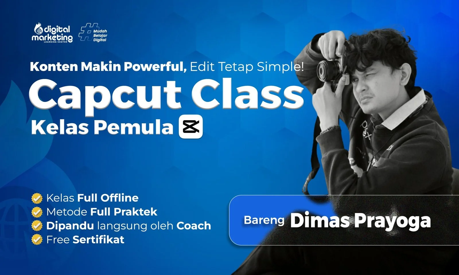 belajar capcut digital marketing medan