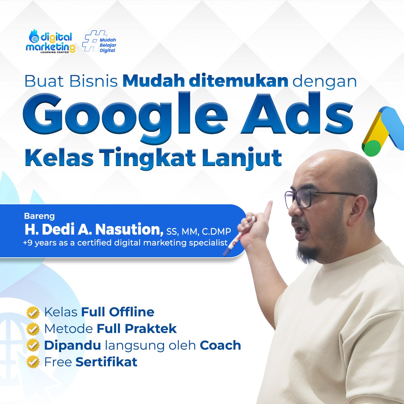 Kelas Google Ads Manager (Next Level)